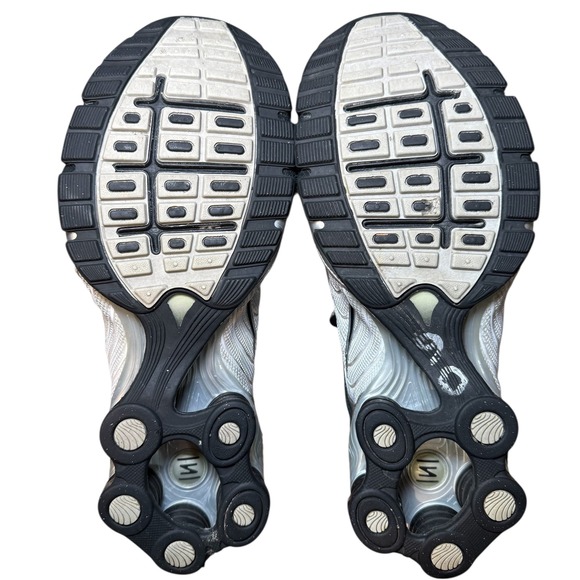 Nike Shox Vintage Y2K R4 313809-109 Silver Black Running Shoe Men\'s Size 9 2007 main image 5
